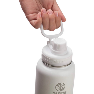 Takeya White 24fl oz Insulated Leakproof Drink Container water bottle NWT